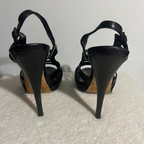 Fendi black strappy heels - Picture 4 of 9